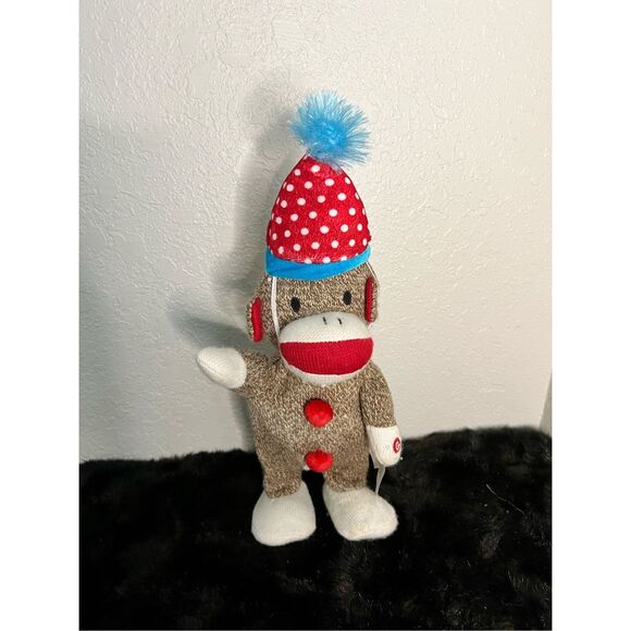 Gemmy Sock Monkey Dances & Sings “ They Say It's Your Birthday
